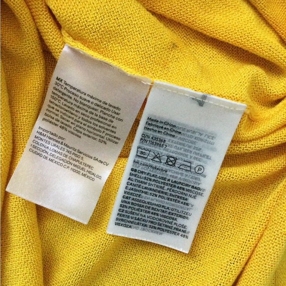 🔥🔥HOST PIC🔥🔥 H&M Yellow Fine Knit Midi Dress - Picture 13 of 15